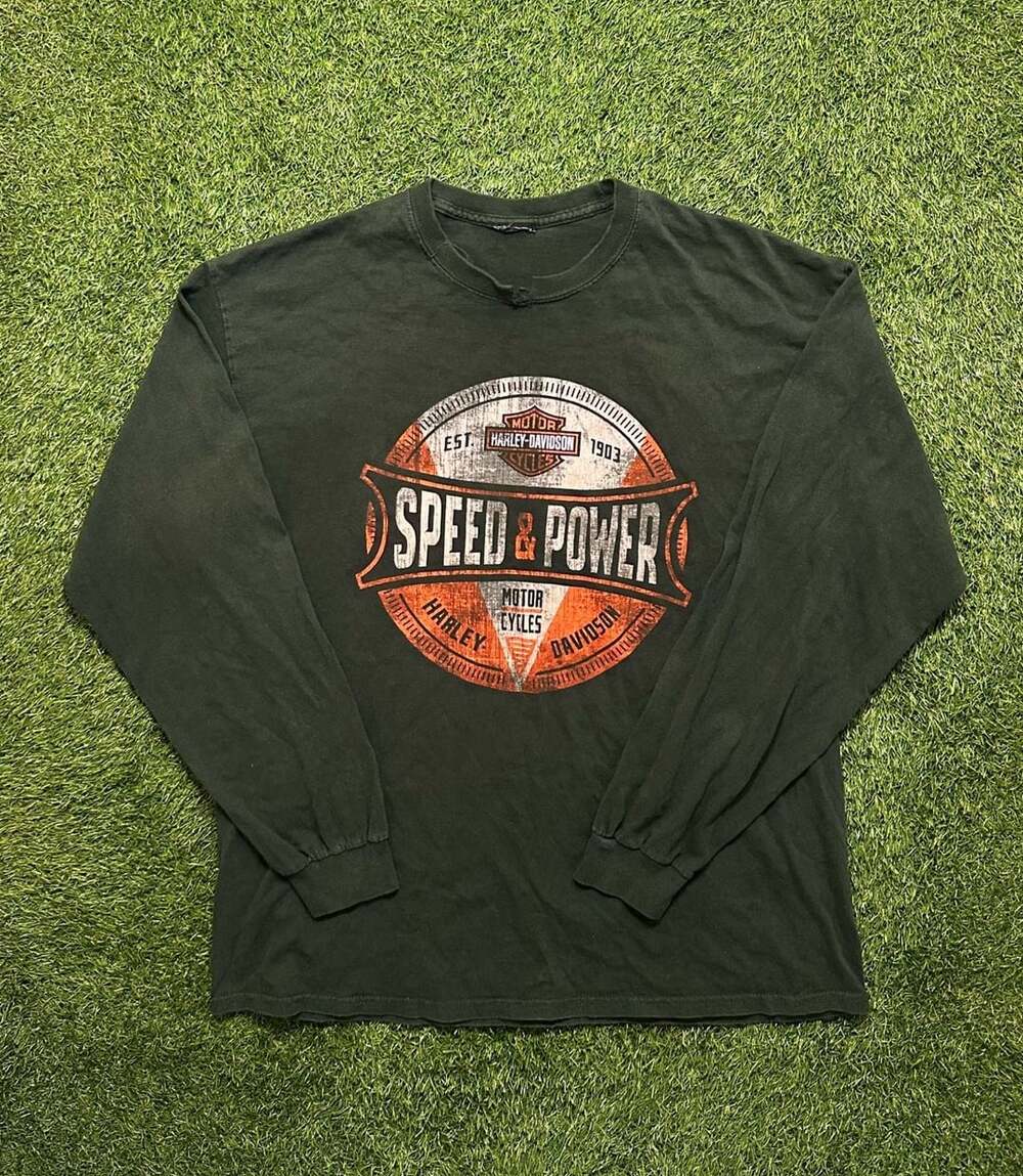 Harley-Davidson Men's Speed & Power Long Sleeve T-Shirt Cleveland Ohio
